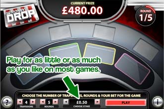 You Can Play The Money Drop For As Little As 50p