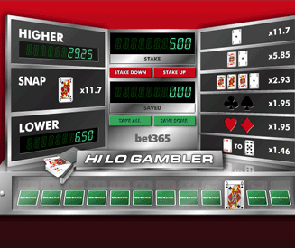 Hi Lo Gambler Screenshot
