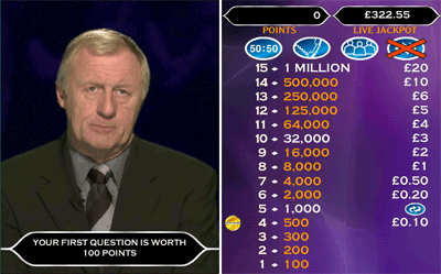 Who Wants To Be A Millionaire Main Quiz