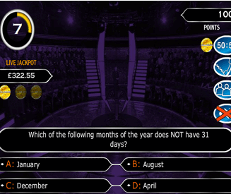 Who wants to be a millionaire uk flash game