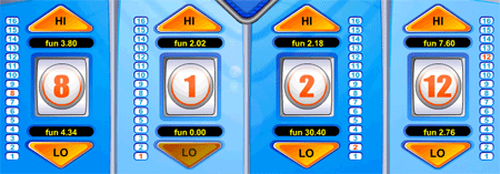 4 Play Hi Lo Bingo Reels