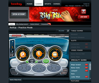 Bodog Screenshot