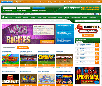 Paddy Power Screenshot